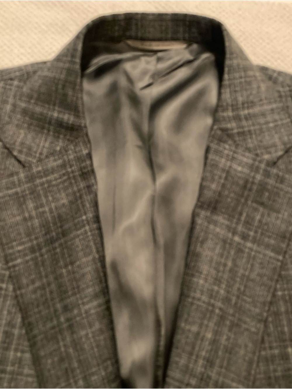 Canali 1934 current Men's Gray Plaid Blazer - 42 R Classic Tailored Look luxury